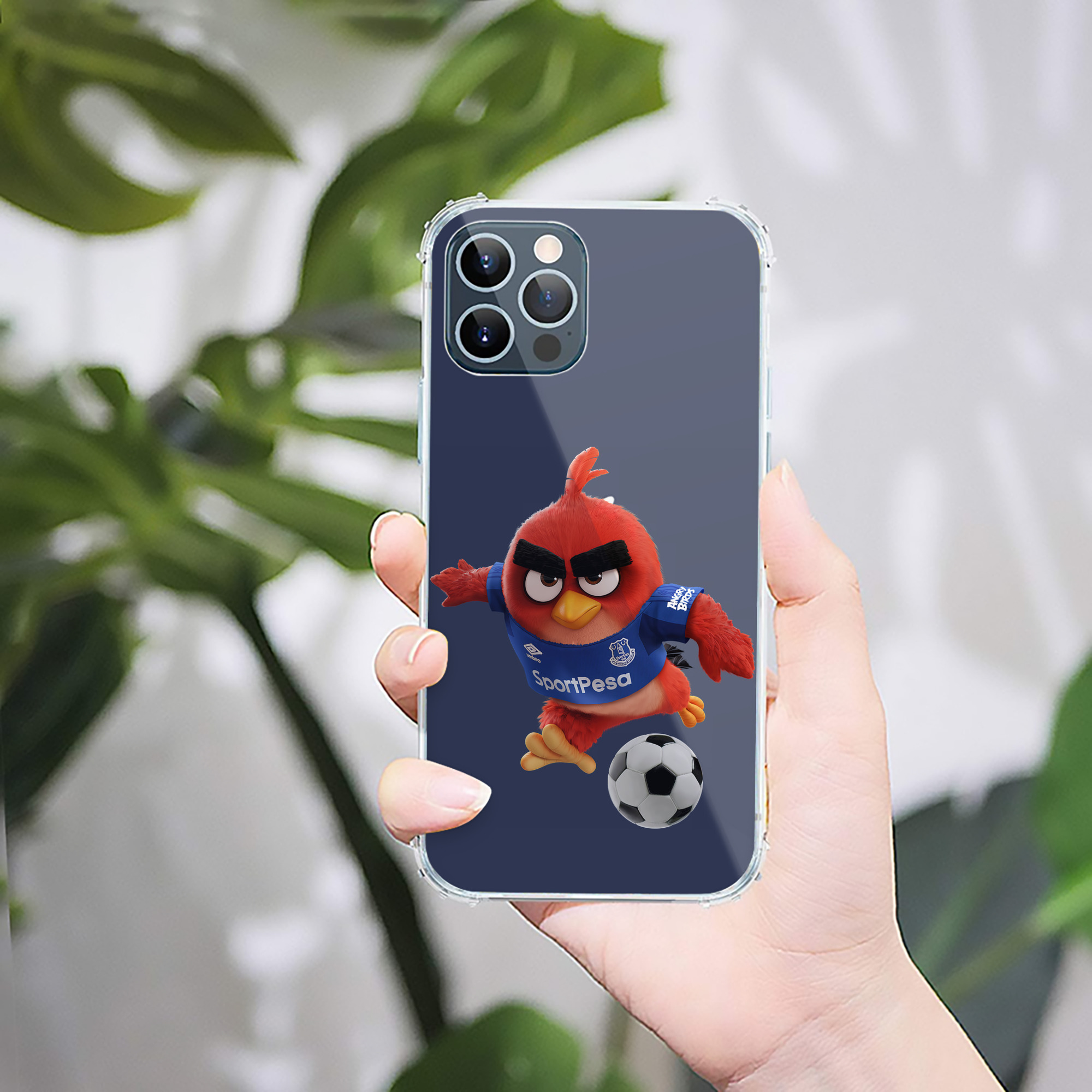（画像用） Angry Birds アングリーバード 【iPhone 12シリーズ対応】透明スマホケース（クリアソフトケース）
